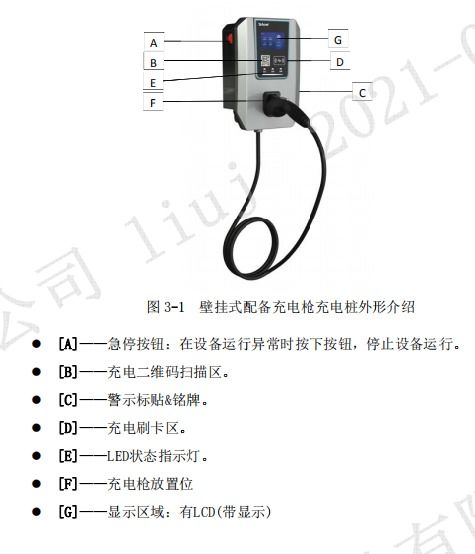 安科瑞AC007D-LCD分布式交流充電樁 為新能源汽車(chē)行業(yè)賦能